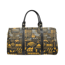 Load image into Gallery viewer, Gold and Black Duffle New Waterproof Travel Bag
