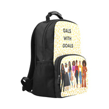 Load image into Gallery viewer, Gals with Goals Backpack Laptop Backpack