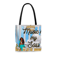 Load image into Gallery viewer, Music is my Soul Tote Bag