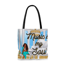 Load image into Gallery viewer, Music is my Soul Tote Bag