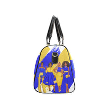 Load image into Gallery viewer, Royal and Gold Ladies Duffle
