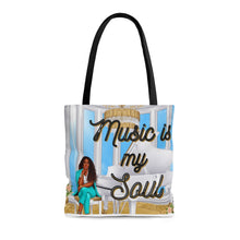 Load image into Gallery viewer, Music is my Soul Tote Bag
