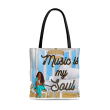 Load image into Gallery viewer, Music is my Soul Tote Bag
