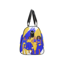 Load image into Gallery viewer, Royal and Gold Ladies Duffle
