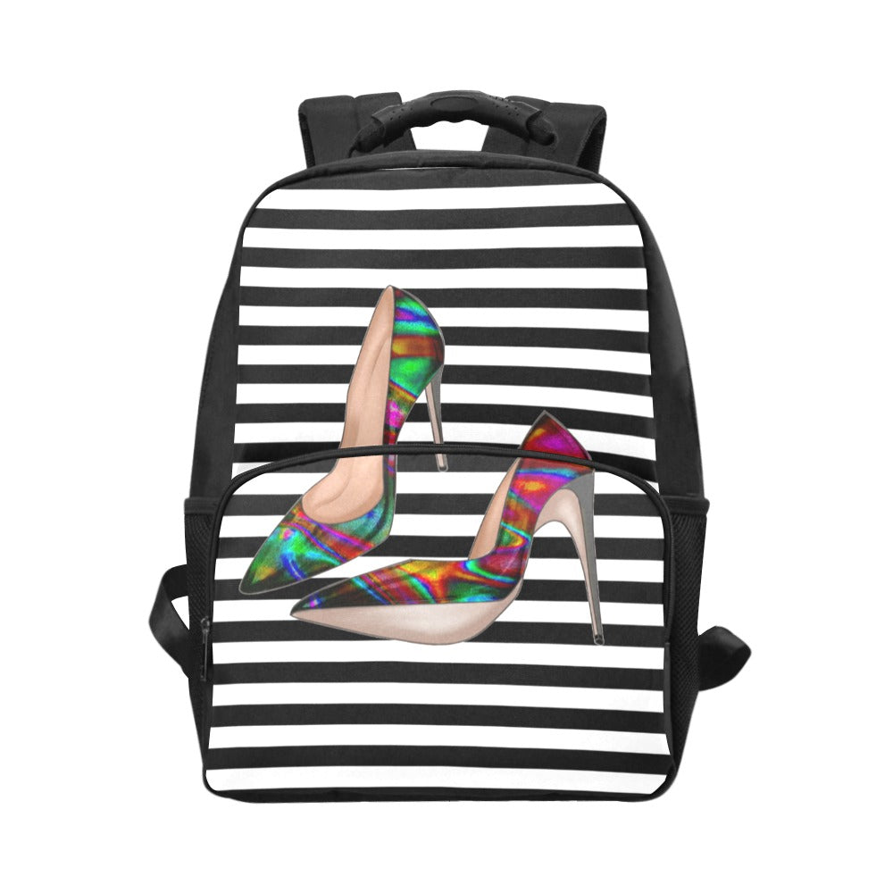 Multi Color High Heel Laptop Backpack